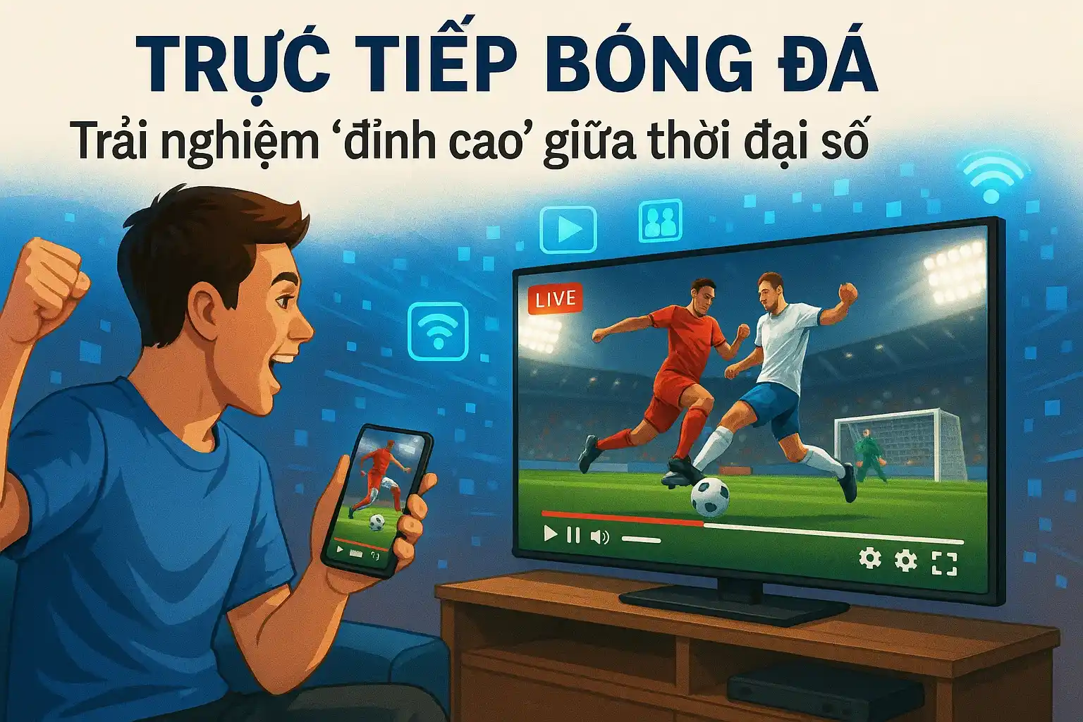 Trực tiếp bóng đá trải nghiệm đỉnh cao tại CakhiaTV